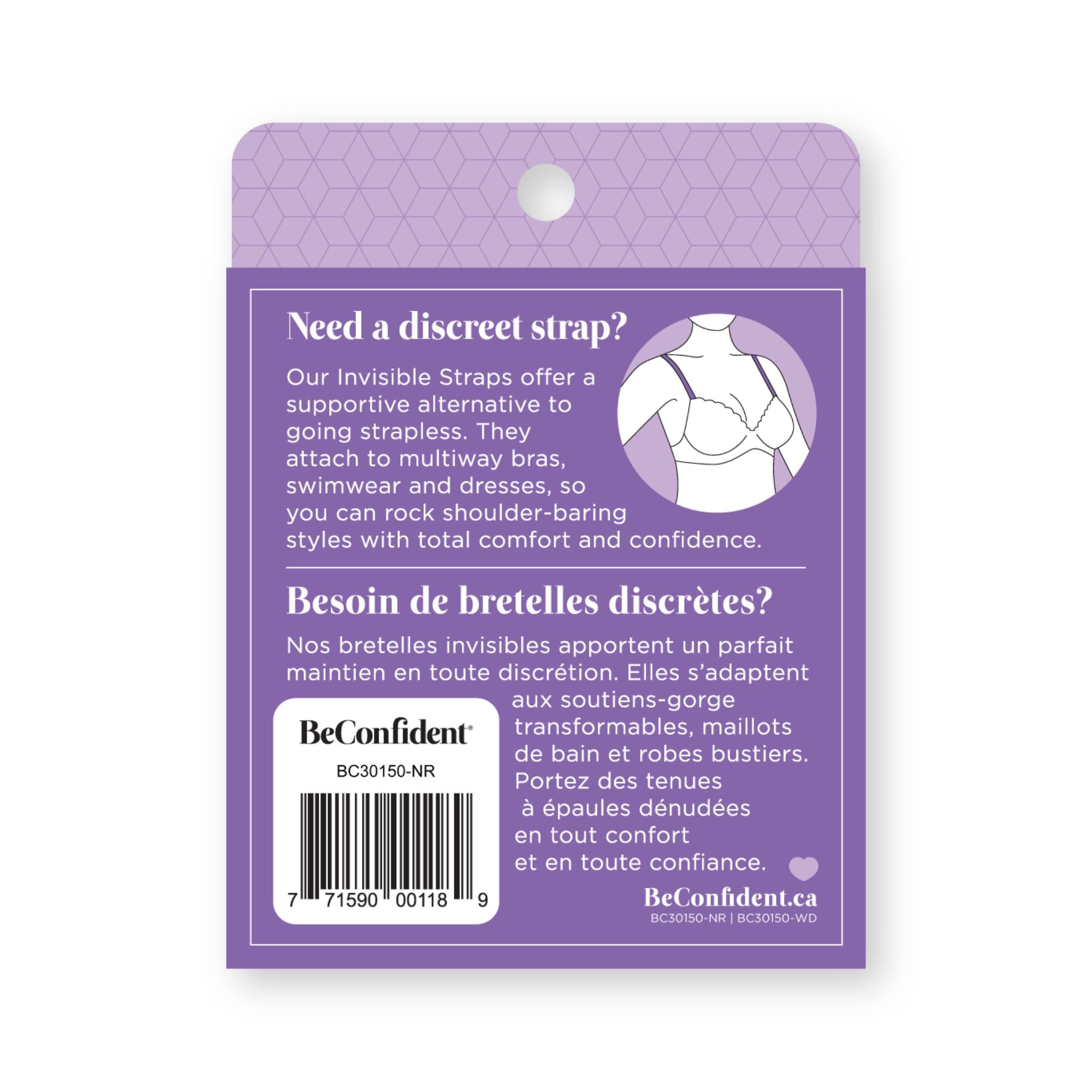 Invisible Straps offer a supportive alternative to going strapless. They attach to multiway bras, swimwear and dresses, so you can rock shoulder-baring styles with total comfort and confidence.