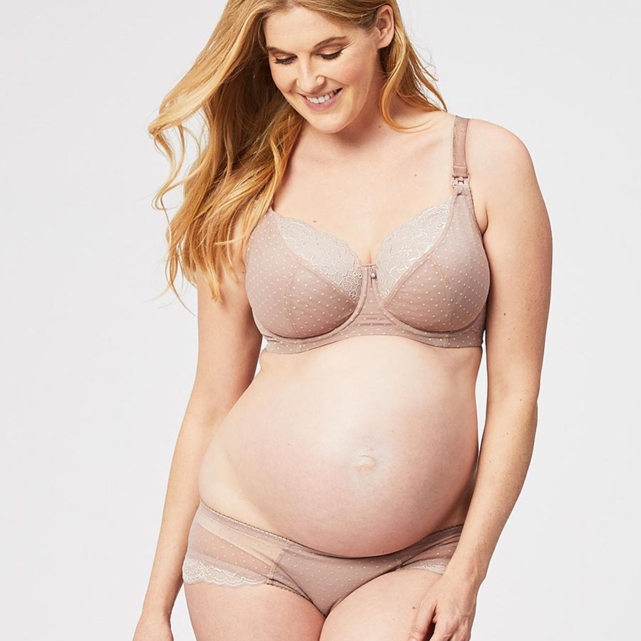 TimTams is the perfect work or evening bra that delivers the perfect mix of sophistication and versatility! This flexible wire lace top cup and spot mesh body is the perfect all day bra for women who desire a shapely profile! A rounded balconette shape bra with lower centre front. Featuring cotton-lined cups, wider short stretch velvet straps for comfort, laced edge stretch in the cup for growth and a superior lift, this bra will boost your confidence and bust line!