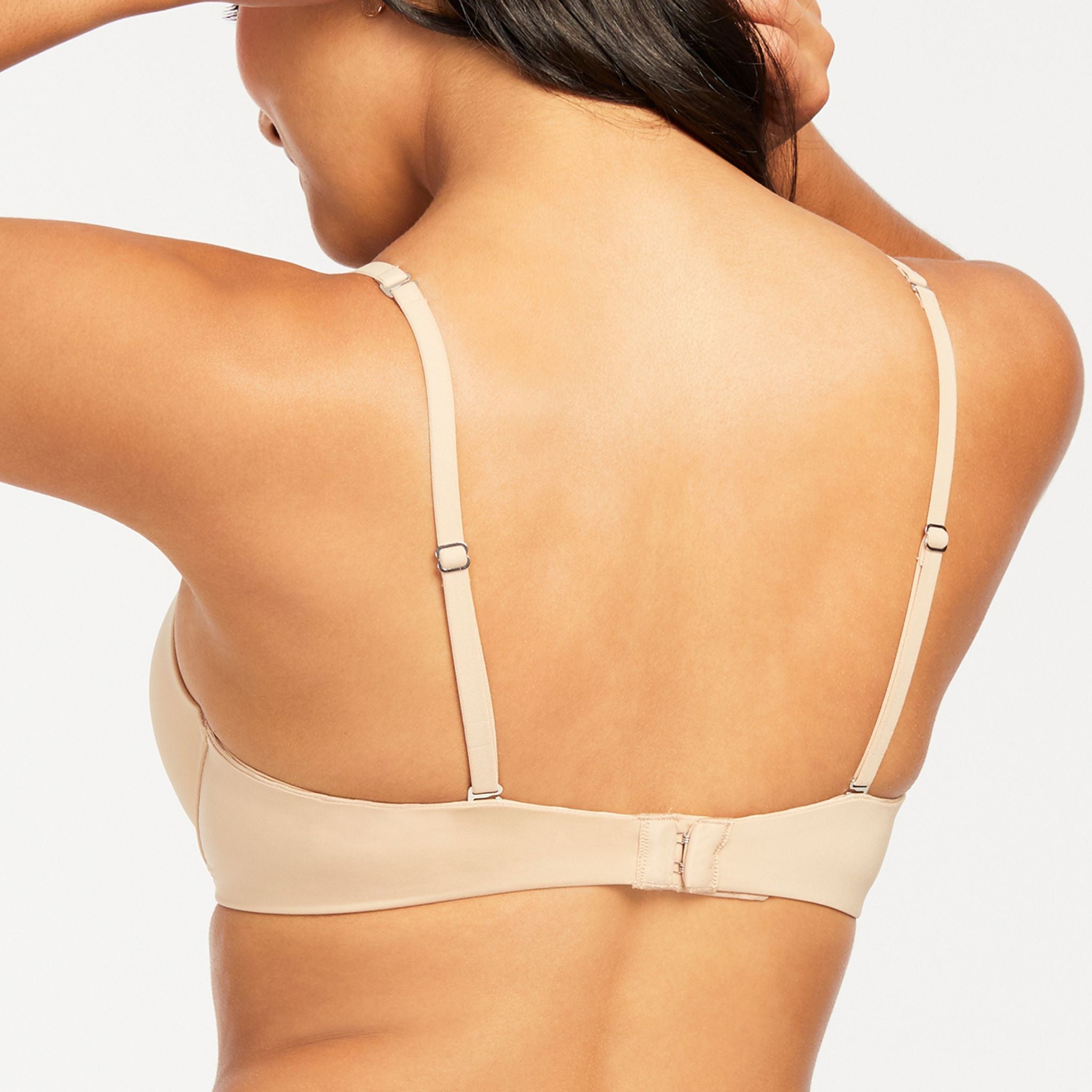 The Allure light push-up bra will give your cleavage and confidence a gentle boost, day or night. With gradual padding that decreases with increasing cup size, your cup will never runneth over! The convertible multi-channel straps mean you style the straps classic, crisscross or halter - perfect under a plunging halter sundress or to give that plain boardroom button-down a sexy twist.