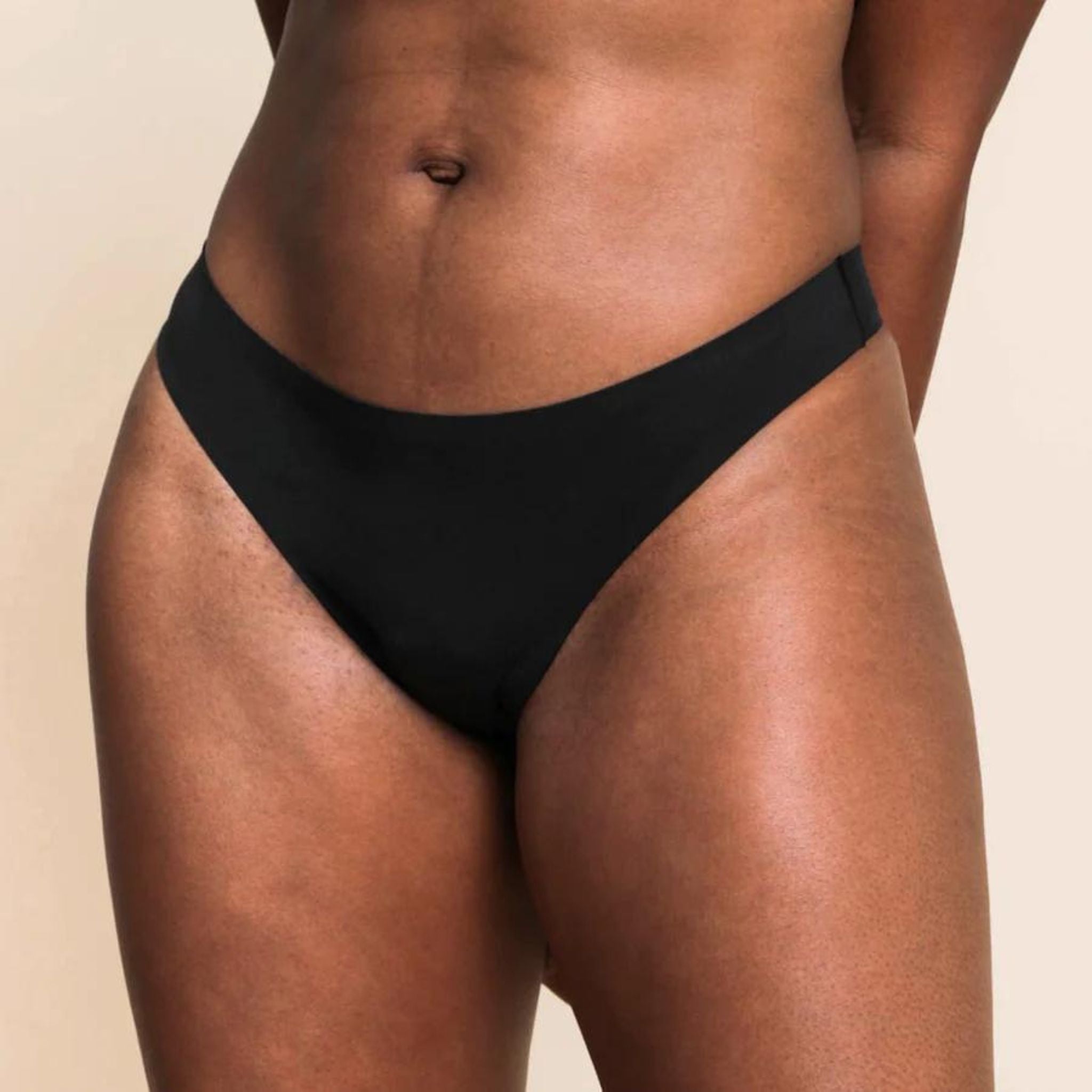 Unseen but powerful, our thong underwear works for your period and leaks…Hooray! Proof's breathable, buttery soft microfiber in a low-rise silhouette lets you eliminate panty lines while having a backup for your leaks. Minimal coverage that still includes Proof's multi-layer Leak-Loc™ system.