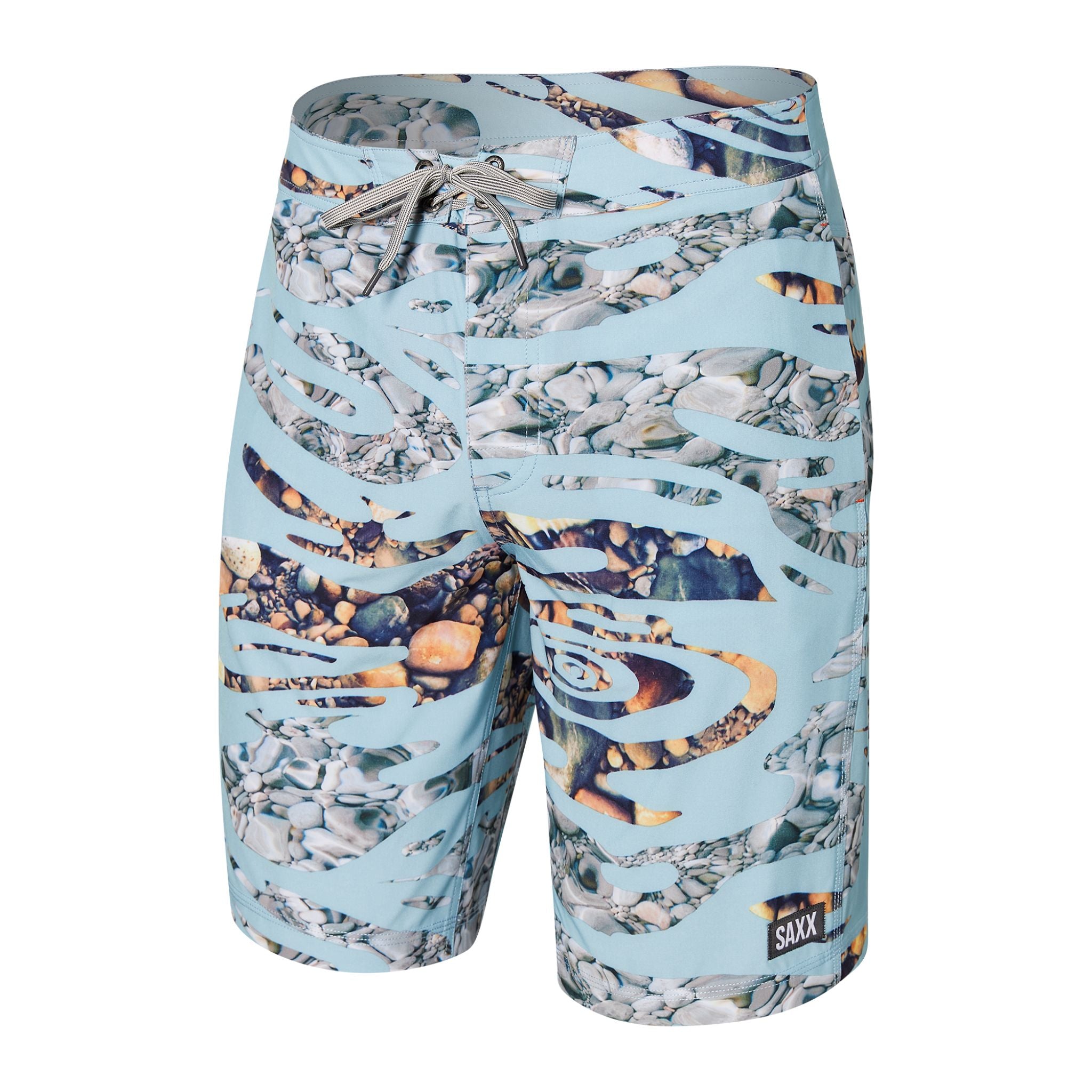 Meet the first-ever board short with an integrated liner equipped with the BallPark Pouch™. Featuring a 4-way stretch, fixed-waist shell, SAXX have integrated an ultra-light mesh liner, maximizing omni-directional movement, and chafe-free functional support. Outfitted with hand pockets and quick dry materials, the Betawave takes you from big waves to the beach to the bar, without missing a beat.