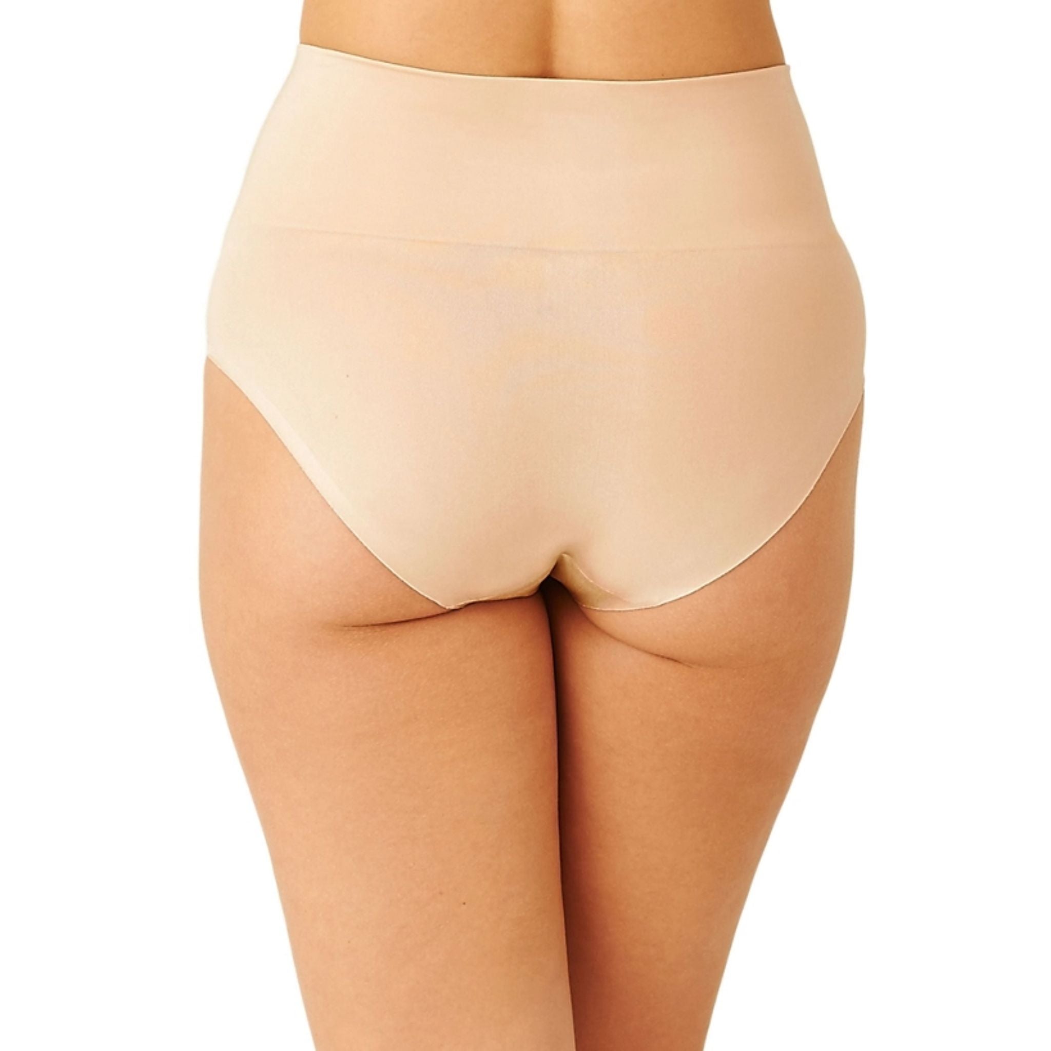 Smooth Series™ Shaping Brief gently flattens your tummy and virtually disappears under clothes, making it the perfect choice when you want a sleek look in an instant. Moderate control seamless shaping brief Wide two-ply waistband for comfort and smoothing Bonded leg openings virtually disappear under clothing Cotton gusset Fabric content: Body: 80% Nylon/20% Spandex; Gusset Lining: 100% Cotton