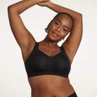 The Beyond Bra by Evelyn & Bobbie is one of the best wireless, adjustable bra on the market. Features adjustable comfort straps and a hook and eye closure on the back band that flexes to move with your body. Designed by women, crafted to support bigger busts. Fits up to a J cup! Seamless lift & separation, that supports like an underwire bra yet feels weightless on your body.