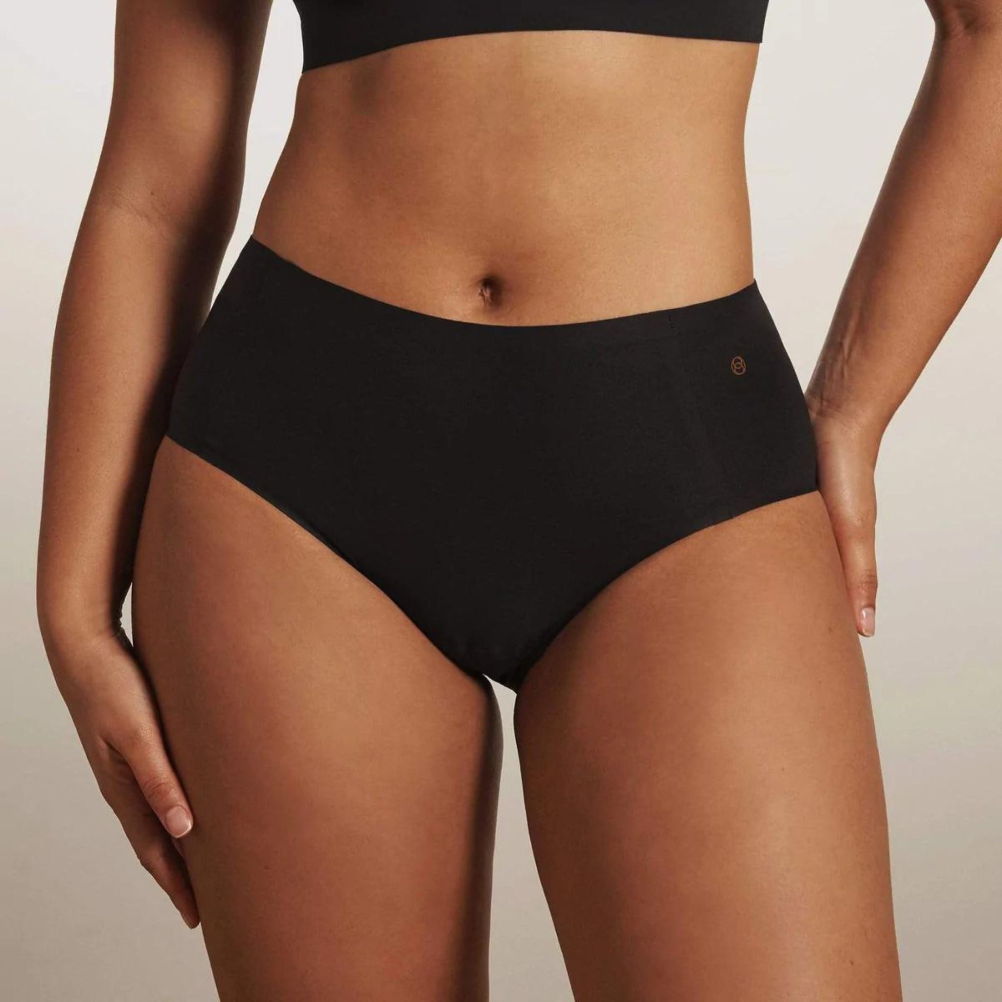 The famously comfortable Evelyn & Bobbie seamless underwear in classic, high-waisted style you'll love without the dreaded VPL (visible panty line). The most comfortable pair in your drawer, and invisible under everything. Even under leggings!
