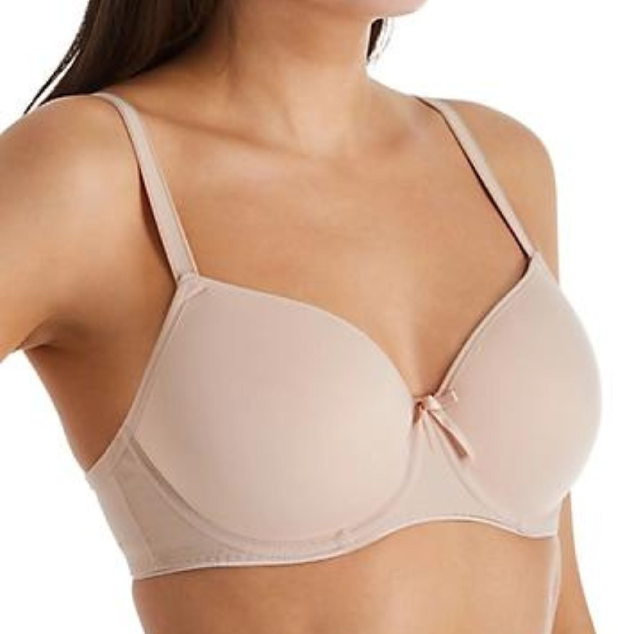 The balcony design offers good coverage and a natural rounded shape, perfectly designed to be teamed with other styles in the Freya Fancies collection or mixed and matched for a new look every day.  Smooth seam free moulded bra with neck edge binding  Balcony cups offer good coverage and a natural rounded shape  Fixed fully adjustable straps to prevent strap slippage