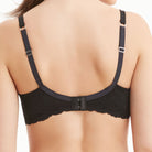 A must-have T-shirt bra for C to H cups, the Pure Plus is crafted with signature ultra-soft microfiber and a lightweight 4-way stretch foam cup that holds and contours your shape. The side wings and underbust are lined with power mesh and embellished with smooth stretch floral lace for full support that’s also pretty. This Montelle customer favorite is virtually imperceptible under clothes and is the ideal bra to pair with sexy summer tees and dresses.