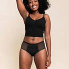 Super absorbent and slim with moderate coverage, these undies provide discreet leak protection with a regular undie feel. Proof's hipster is infused with breathable mesh accents and created with our multi-layer Leak-Loc™ system to draw moisture away from your body, keeping you leak-free and confident.